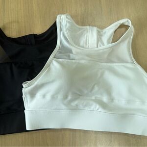 Zyia All Star Black and White Sports Bras